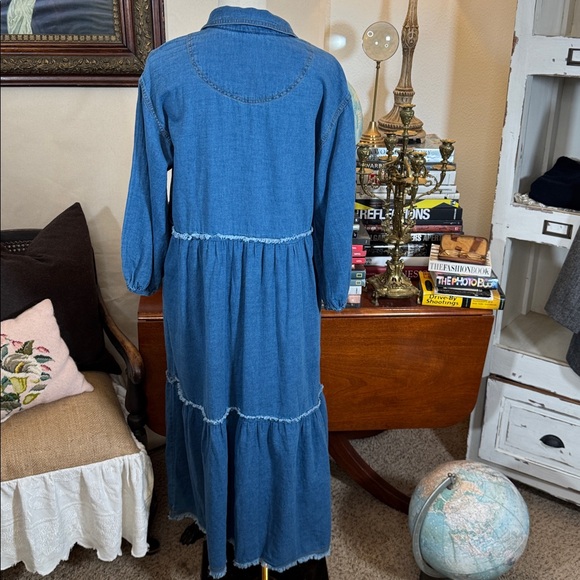 Anthropologie The Bettina Tiered Shirt Dress - Picture 7 of 7